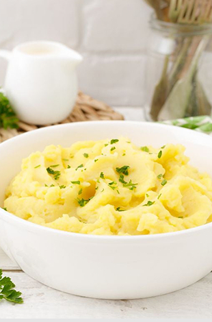 Hummus Mashed Potato