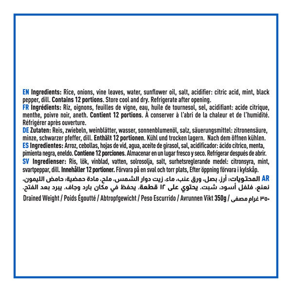 STUFFED GRAPE Leaves