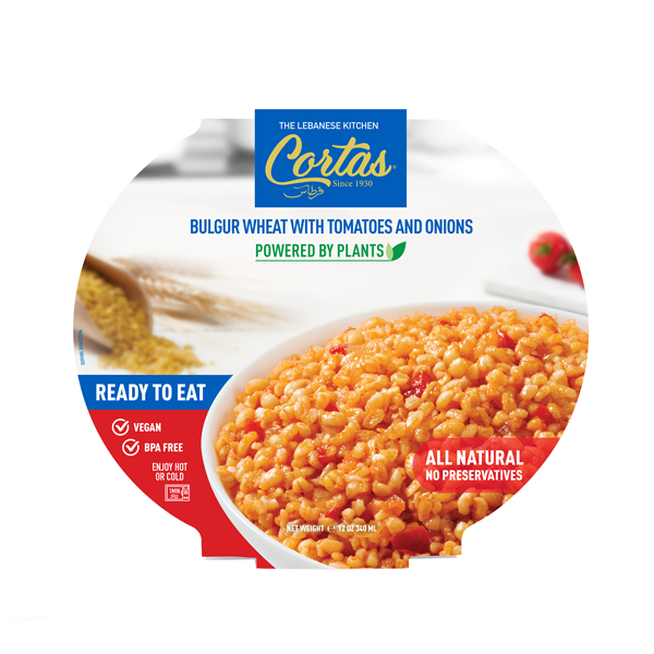 Bulgur wheat with tomatoes and onions