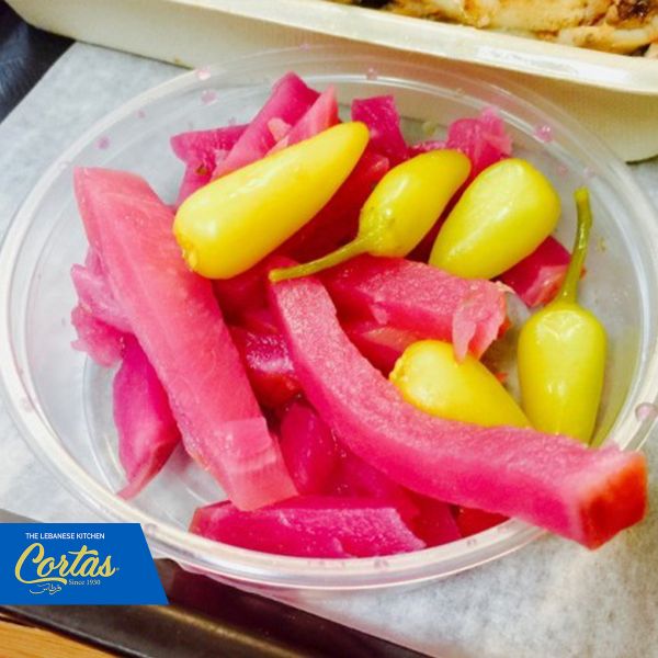 Pickled Turnips Sliced