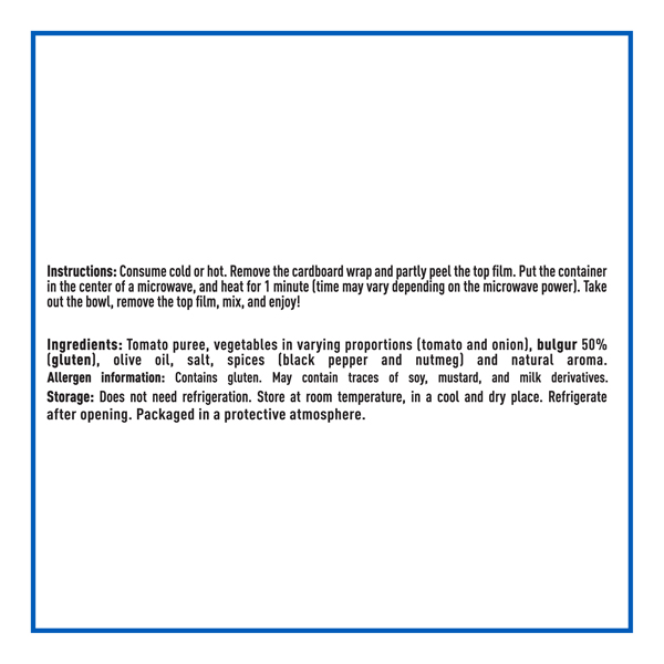 Bulgur wheat with tomatoes and onions