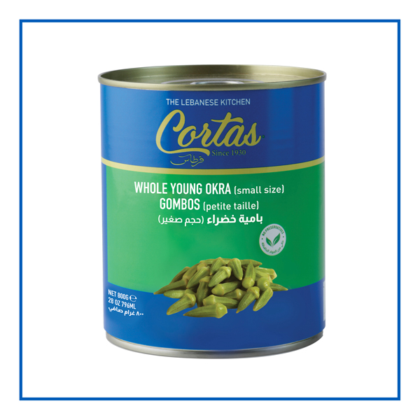 Whole Young okra